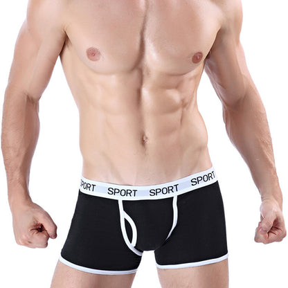 Men's Cotton Sports Boxer Briefs