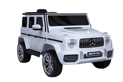 Mercedes Benz G63 Children's Electric Vehicle with Remote Control 12V Music, Horn, Spring Suspension, Safety Lock and License