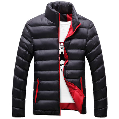 Men's padded coat winter stand-up collar cotton coat