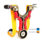 Metal Flat Skin Slingshot Ferrari Built-in Small Magnet Slingshot, Free Binding, Fast Pressing Laser Infrared Slingshot