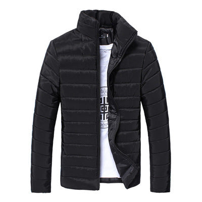 Lightweight Slim-Fit Stand-Collar Down Jacket