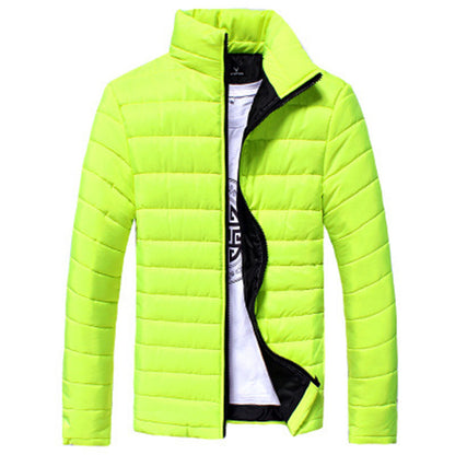 Lightweight Slim-Fit Stand-Collar Down Jacket