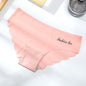 Ice Silk One-piece Cotton Crotch Mid-waist Triangle Women's Panties