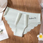 Ice Silk One-piece Cotton Crotch Mid-waist Triangle Women's Panties