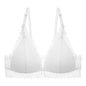 Gathering bra thin cup back bra