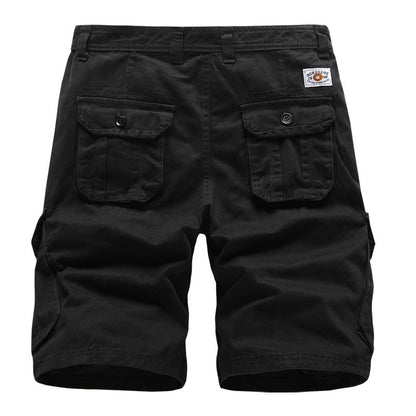 Mens Pants Summer Casual Pants Mens Capris Loose Cargo Pants Cotton Shorts Mens Large Sweatpants Pants