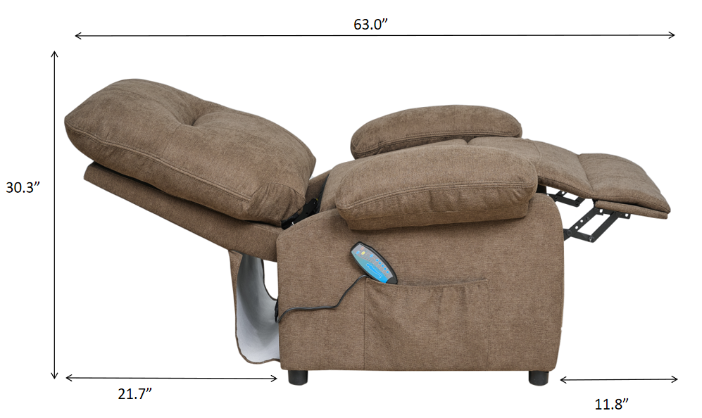 Recliner Chair with Message and Heater, Recliner Chair for Adult, Manual Control Message Chair