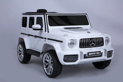 Mercedes Benz G63 Children's Electric Vehicle with Remote Control 12V Music, Horn, Spring Suspension, Safety Lock and License