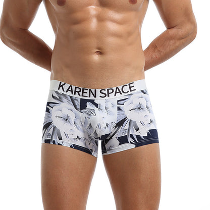 Ice Silk Fashion Printed Boxers