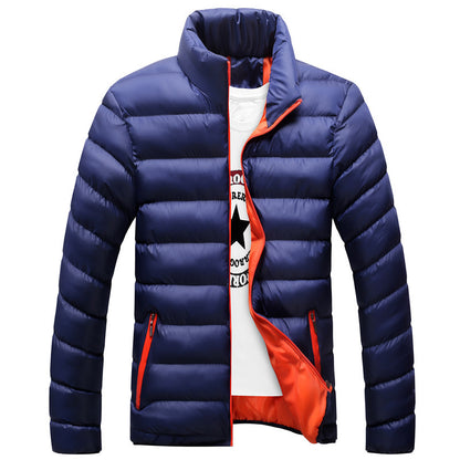 Men's padded coat winter stand-up collar cotton coat