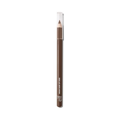 e.l.f. Cream Glide Lip Liner, Highly-Pigmented Pencil For Shaping & Sculpting Lips, Semi-Matte Finish, Vegan & Cruelty-Free, Truth or Bare