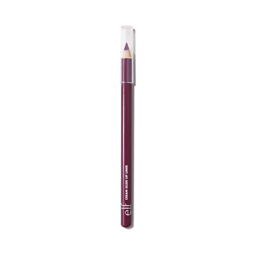 e.l.f. Cream Glide Lip Liner, Highly-Pigmented Pencil For Shaping & Sculpting Lips, Semi-Matte Finish, Vegan & Cruelty-Free, Truth or Bare