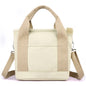 Canvas bag casual versatile shoulder bag ladies fashion commuter bag multi-function messenger bag trendy handbag