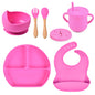 6-piece Silicone Tableware Set