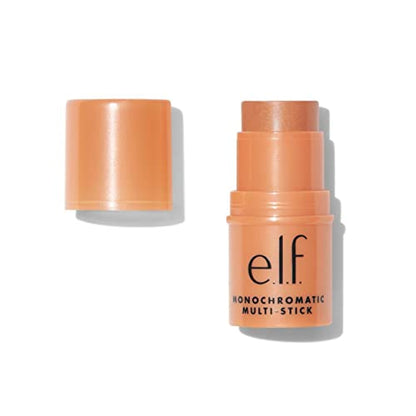 e.l.f. Monochromatic Multi Stick, Luxuriously Creamy & Blendable Color, For Eyes, Lips & Cheeks, Dazzling Peony, 0.17 oz (5 g)