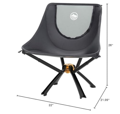 CLIQ Portable Chair - Lightweight Folding Chair for Camping - Supports 300 Lbs - Perfect for Outdoor Adventures - Moss Chair