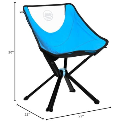 CLIQ Portable Chair - Lightweight Folding Chair for Camping - Supports 300 Lbs - Perfect for Outdoor Adventures - Moss Chair