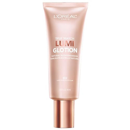 L'Oreal Paris Makeup True Match Lumi Glotion, Natural Glow Enhancer, Illuminator Highlighter, Bronzing Drops For a Sun-Kissed Glow, 903 Medium