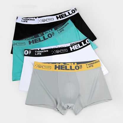 Men's Ice Silk Underwear Sports Boxer Shorts