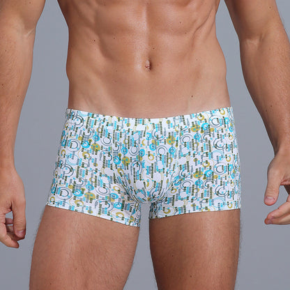 Ice Silk Fashion Printed Boxers