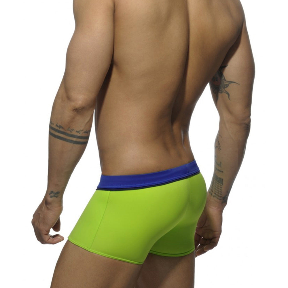 Boxer Swimming Trunks Men's Fashion Low Waist Boxer