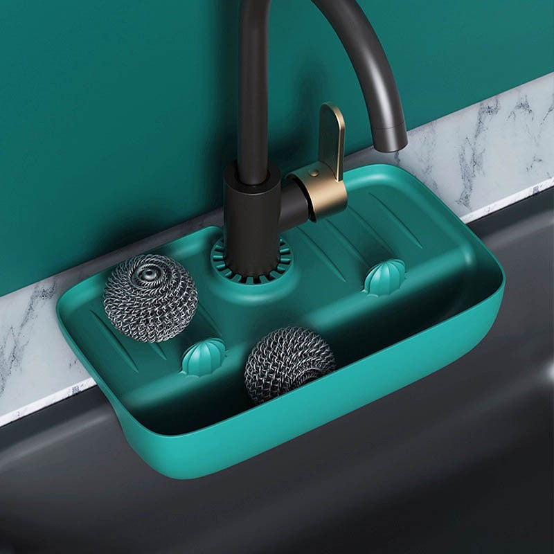 Faucet Splash Drain Rack Sink Water Pad