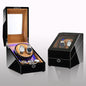 Watch winding box, watch shaker, storage box, LED light, lid open and stop, watch shaker