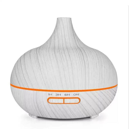 Aromatherapy machine, heavy fog, household small silent bedroom, office, hotel wood grain essential oil humidifier desktop