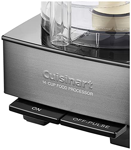 Cuisinart Food Processor 14-Cup Vegetable Chopper for Mincing, Dicing, Shredding, Puree & Kneading Dough, Stainless Steel, DFP-14BCNY