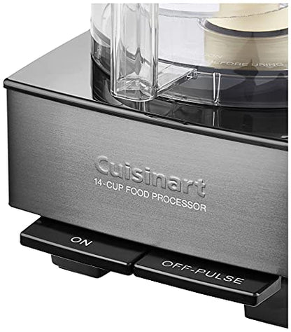 Cuisinart Food Processor 14-Cup Vegetable Chopper for Mincing, Dicing, Shredding, Puree & Kneading Dough, Stainless Steel, DFP-14BCNY