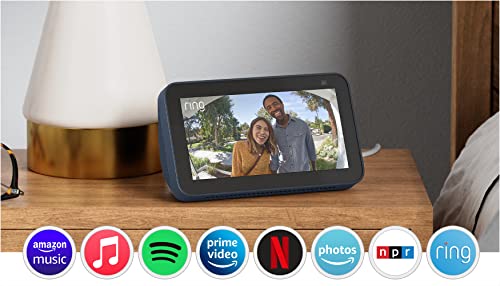 Echo Show 5 (2nd Gen, 2021 release) | Smart display with Alexa and 2 MP camera | Charcoal