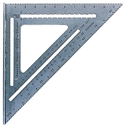 SWANSON Tool Co., Inc SW1201K Value Pack 7 inch Speed Square and Big 12 Speed Square (without layout bar) ships with Blue Book