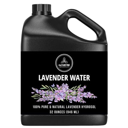 Naturevibe Botanicals Rose Water 32 Ounces | 100% Pure and Natural | Great for Skin Care and Hair Care