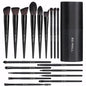 BS-MALL Makeup Brush Set 18 Pcs Premium Synthetic Foundation Powder Concealers Eye shadows Blush Makeup Brushes with black case