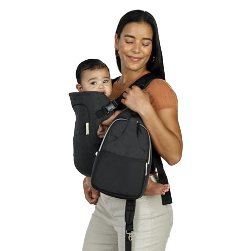 Infantino Flip Advanced 4-in-1 Carrier - Ergonomic, Convertible, face-in and face-Out Front and Back Carry for Newborns and Older Babies 8-32 lbs, Rainbow