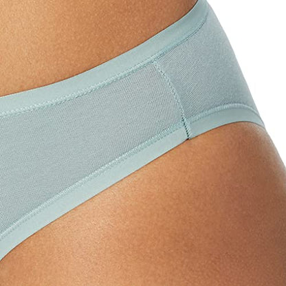 Amazon Essentials Women's Cotton Bikini Brief Underwear (Available in Plus Size), Multipacks