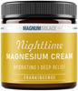 Magnesium Lotion – Nighttime Magnesium Cream – Apply to Legs, Arms or Chest - Topical Magnesium Chloride – USA Made and Safe for Kids (Lavender)