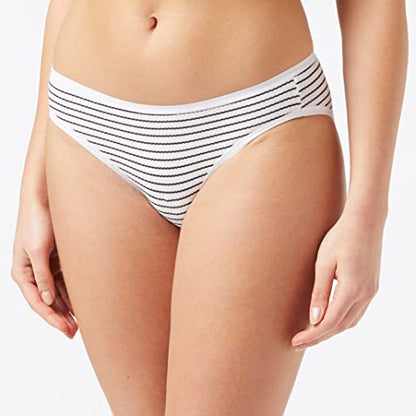 Amazon Essentials Women's Cotton Bikini Brief Underwear (Available in Plus Size), Multipacks