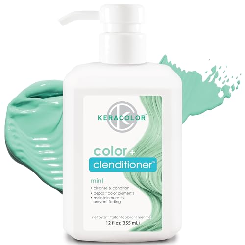 Keracolor Clenditioner Hair Dye (22 Colors) Semi Permanent Hair Color Depositing Conditioner, 12 Fl Oz