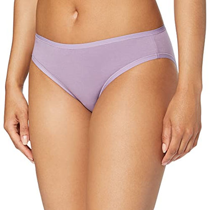 Amazon Essentials Women's Cotton Bikini Brief Underwear (Available in Plus Size), Multipacks