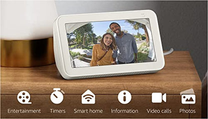 Echo Show 5 (2nd Gen, 2021 release) | Smart display with Alexa and 2 MP camera | Charcoal