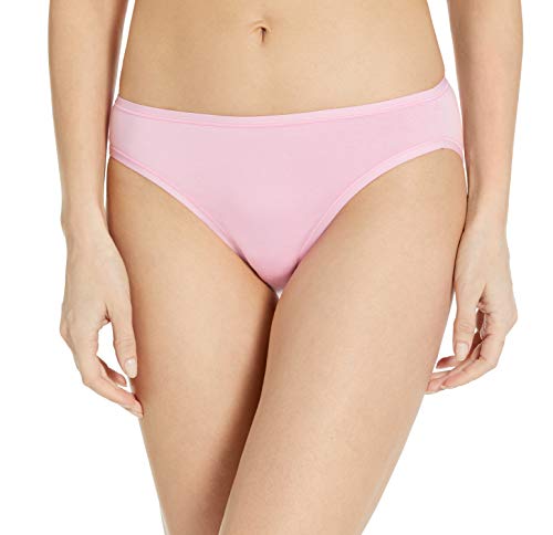 Amazon Essentials Women's Cotton Bikini Brief Underwear (Available in Plus Size), Multipacks