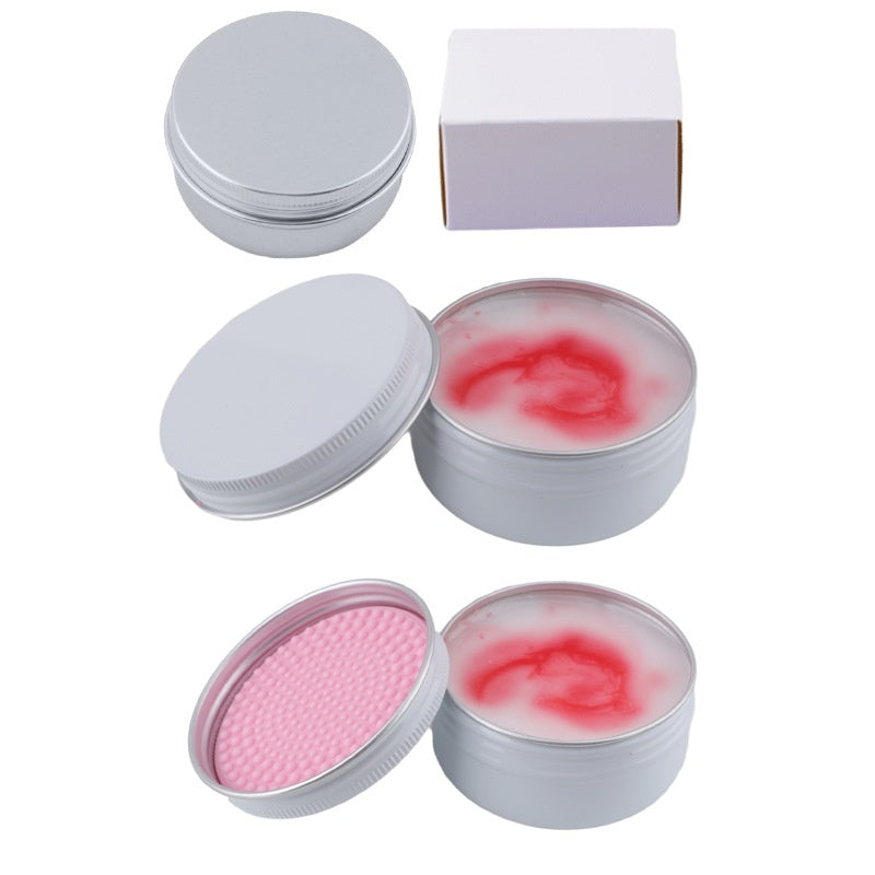 Peach Soap Pad Powder Puff Makeup Brush Cleaning Appliance Beauty Tools