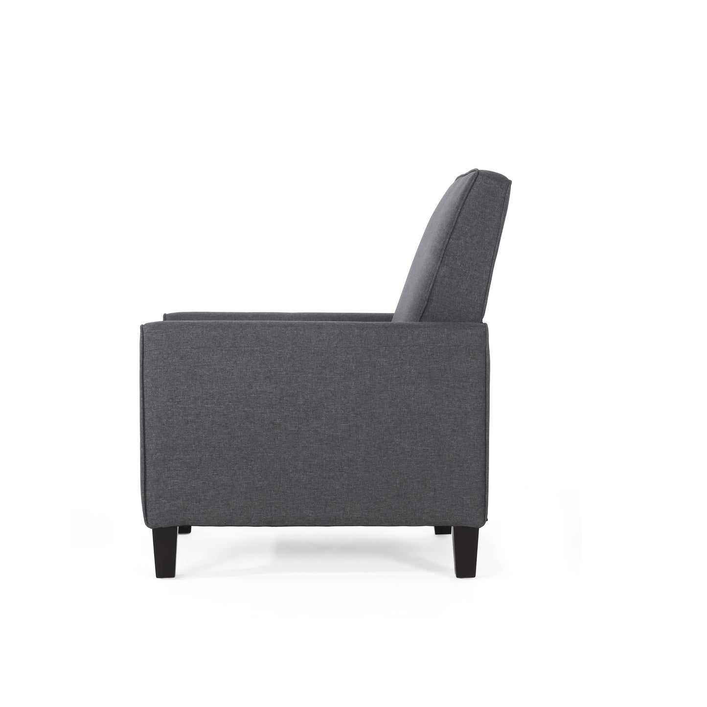 Smoke Fabric Push Back Chair for Elegant Home Décor