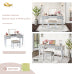 30 inch dressing table with drawer flip cover dressing table wooden dressing table set women's bedroom furniture combination