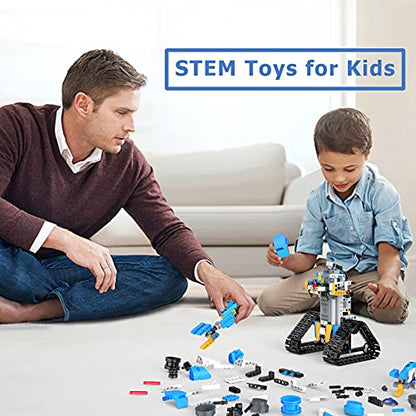 Robot Toys for 8-16 Year Old Boys Girls Kids with APP or Remote Control Science Programmable Building Block Kit, STEM Projects Educational Birthday Gifts