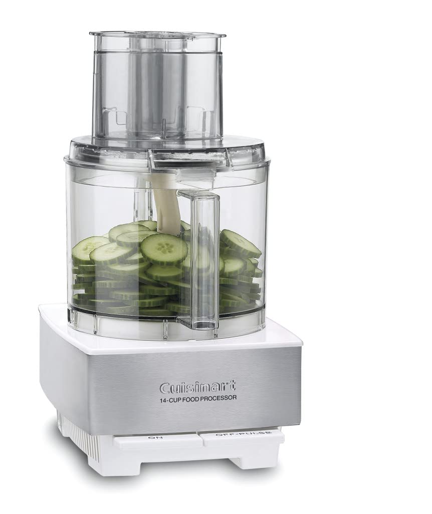 Cuisinart Food Processor 14-Cup Vegetable Chopper for Mincing, Dicing, Shredding, Puree & Kneading Dough, Stainless Steel, DFP-14BCNY