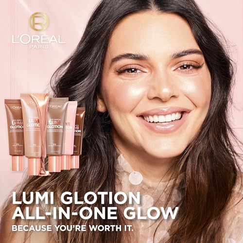 L'Oreal Paris Makeup True Match Lumi Glotion, Natural Glow Enhancer, Illuminator Highlighter, Bronzing Drops For a Sun-Kissed Glow, 903 Medium