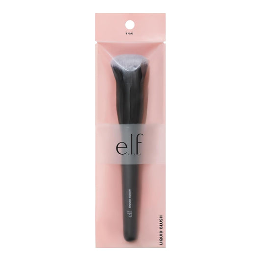 e.l.f. Camo Liquid Blush Brush, Angled Blush Brush Ideal For Applying & Blending Colors On Cheeks, Soft, Dense Bristles, Vegan & Cruelty-free