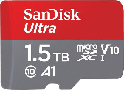 SanDisk 128GB Ultra microSDXC UHS-I Memory Card with Adapter - Up to 140MB/s, C10, U1, Full HD, A1, MicroSD Card - SDSQUAB-128G-GN6MA [New Version]